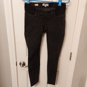 Madewell side panel maternity skinny jeans